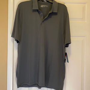 Nike gray Dri-fit polo NWT